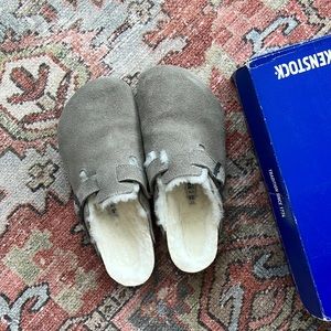 Birkenstock Boston fur